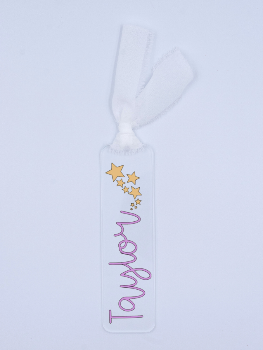 Sparkle Name Bookmark