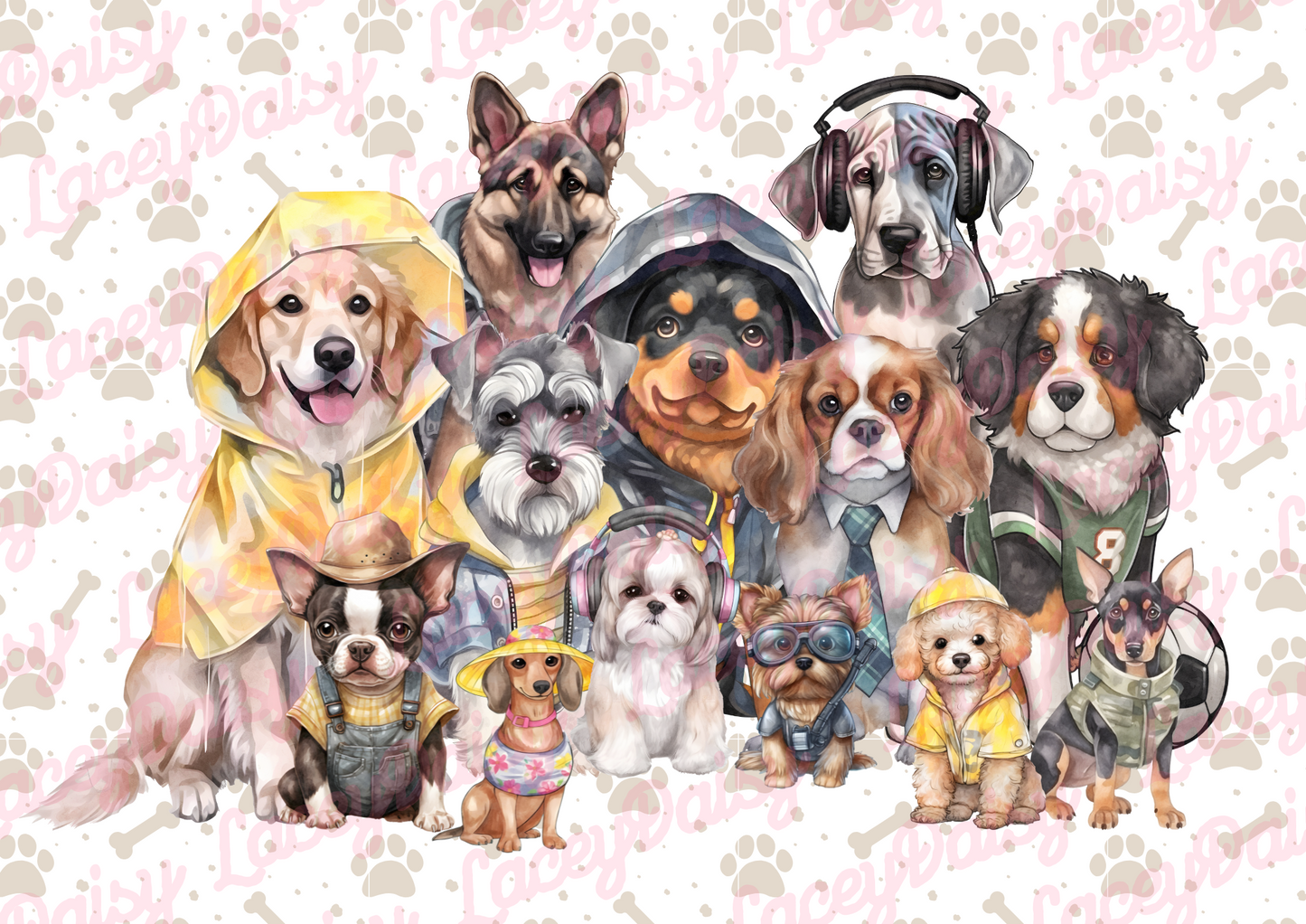 Dog Gang Mouse Pad
