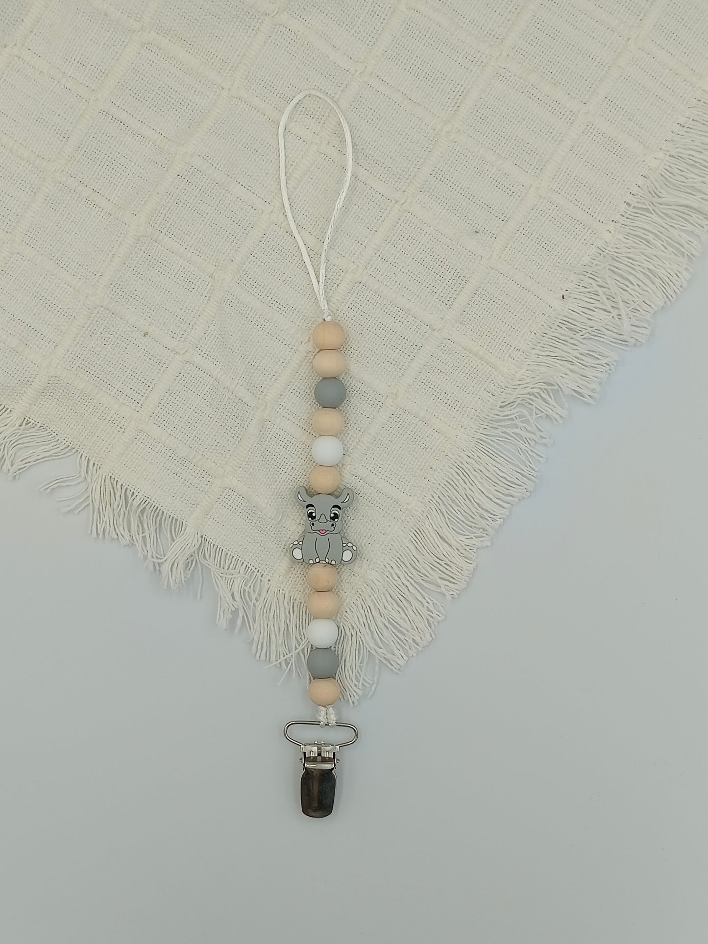 Rhino Teething Dummy Clip