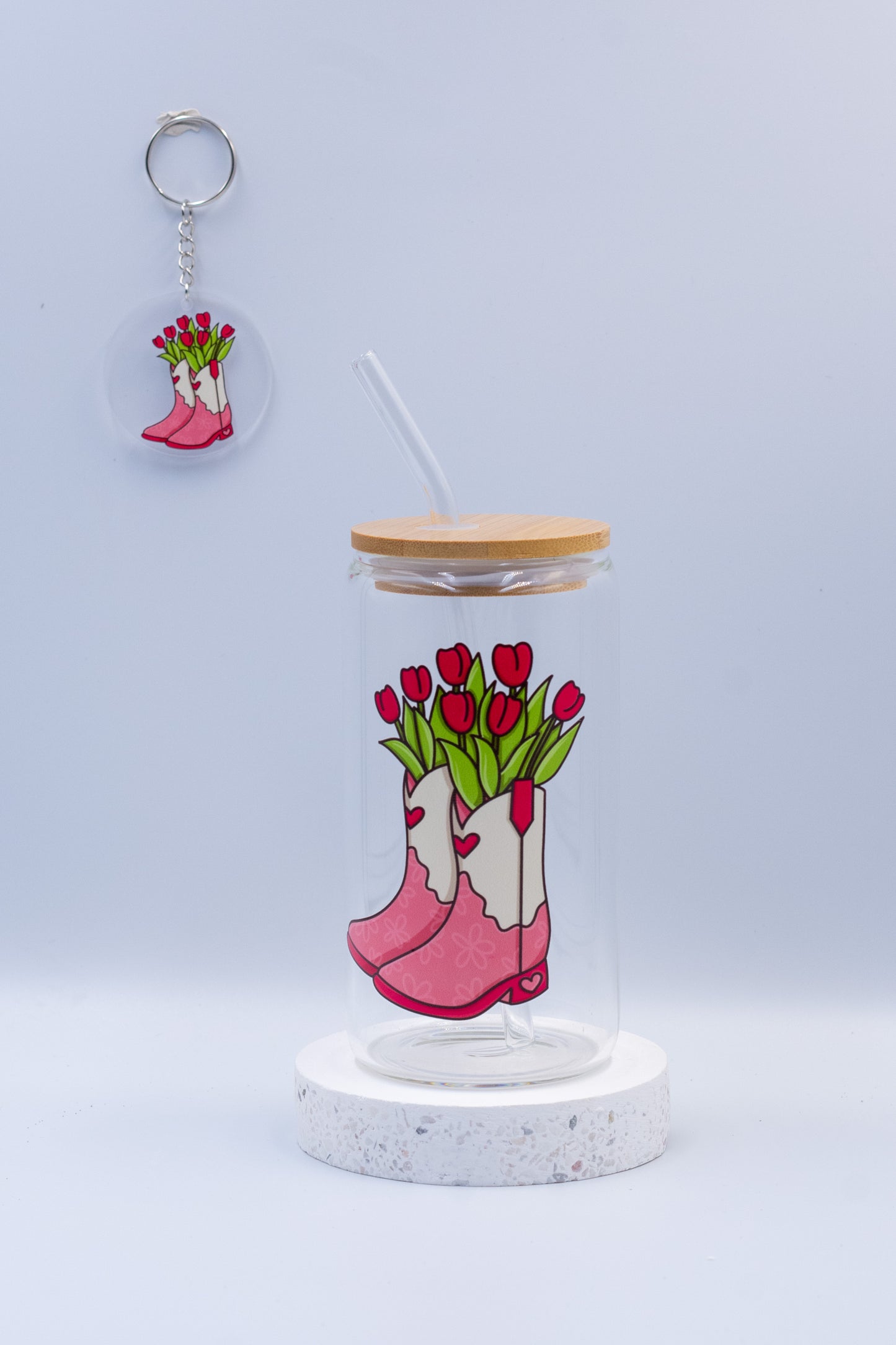 Cowboy Boot 500ml Libby Glass