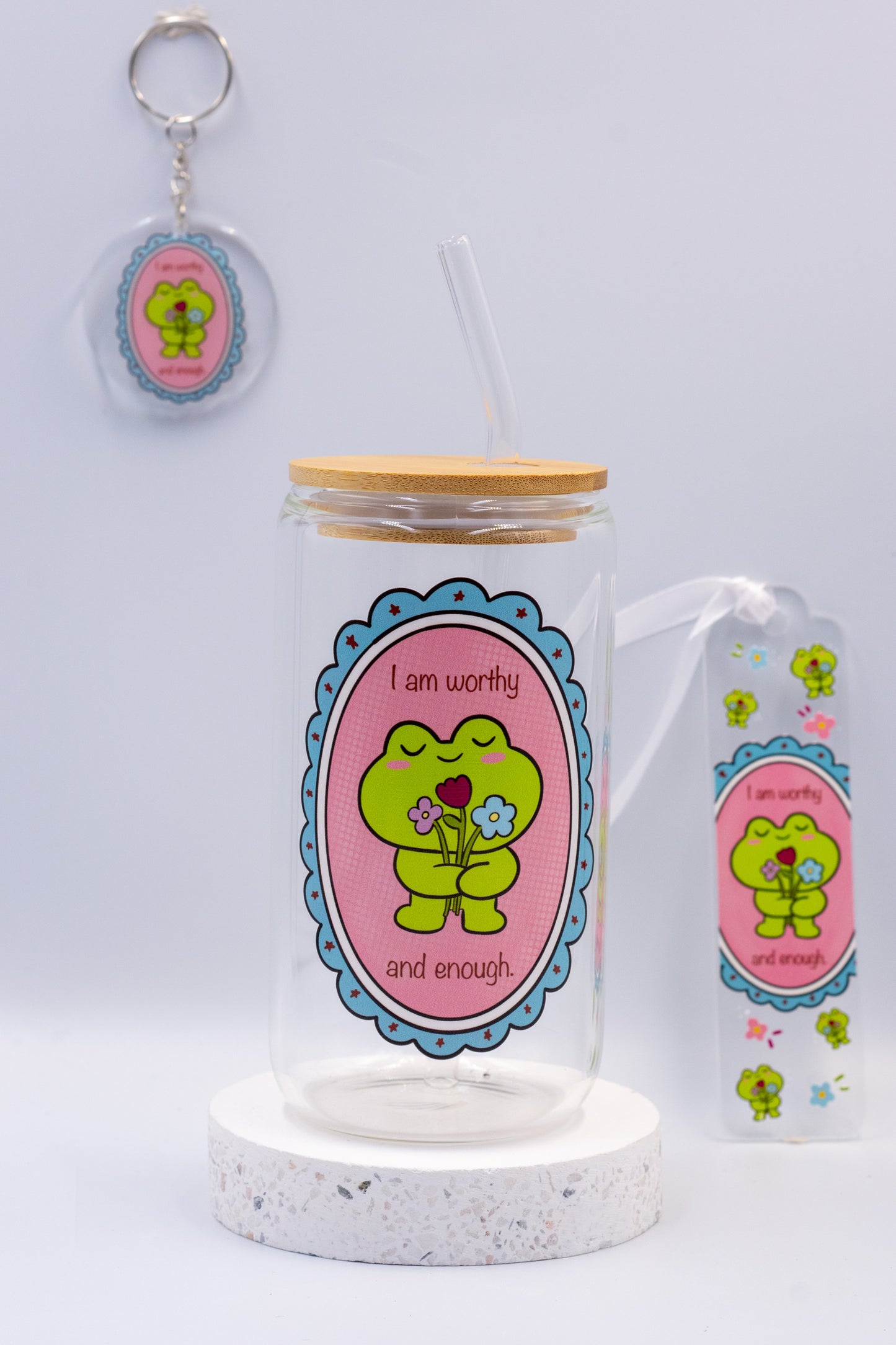 Worthy and Enough Frog Bookmark