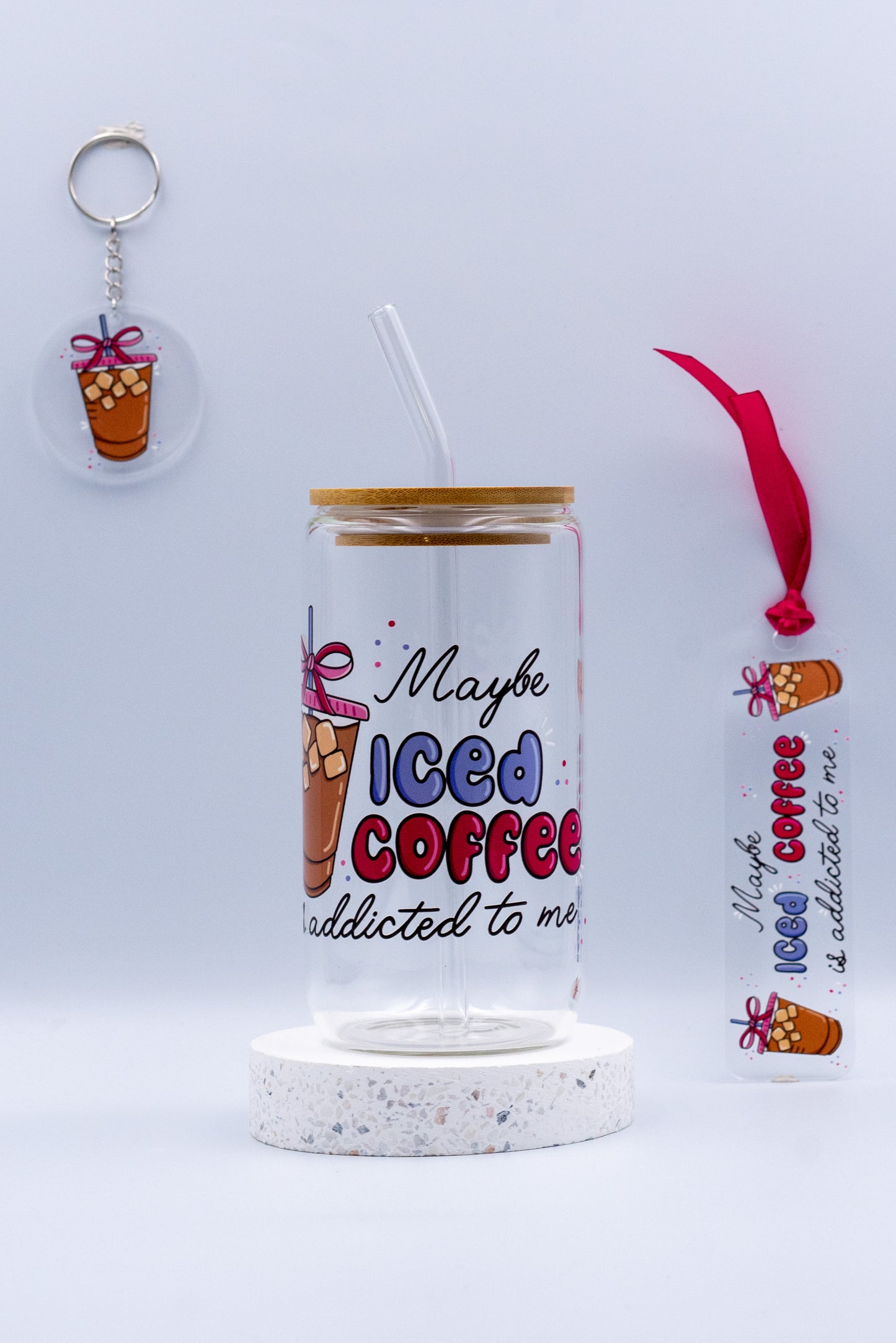 Ice Coffee is Addicted to me Bookmark