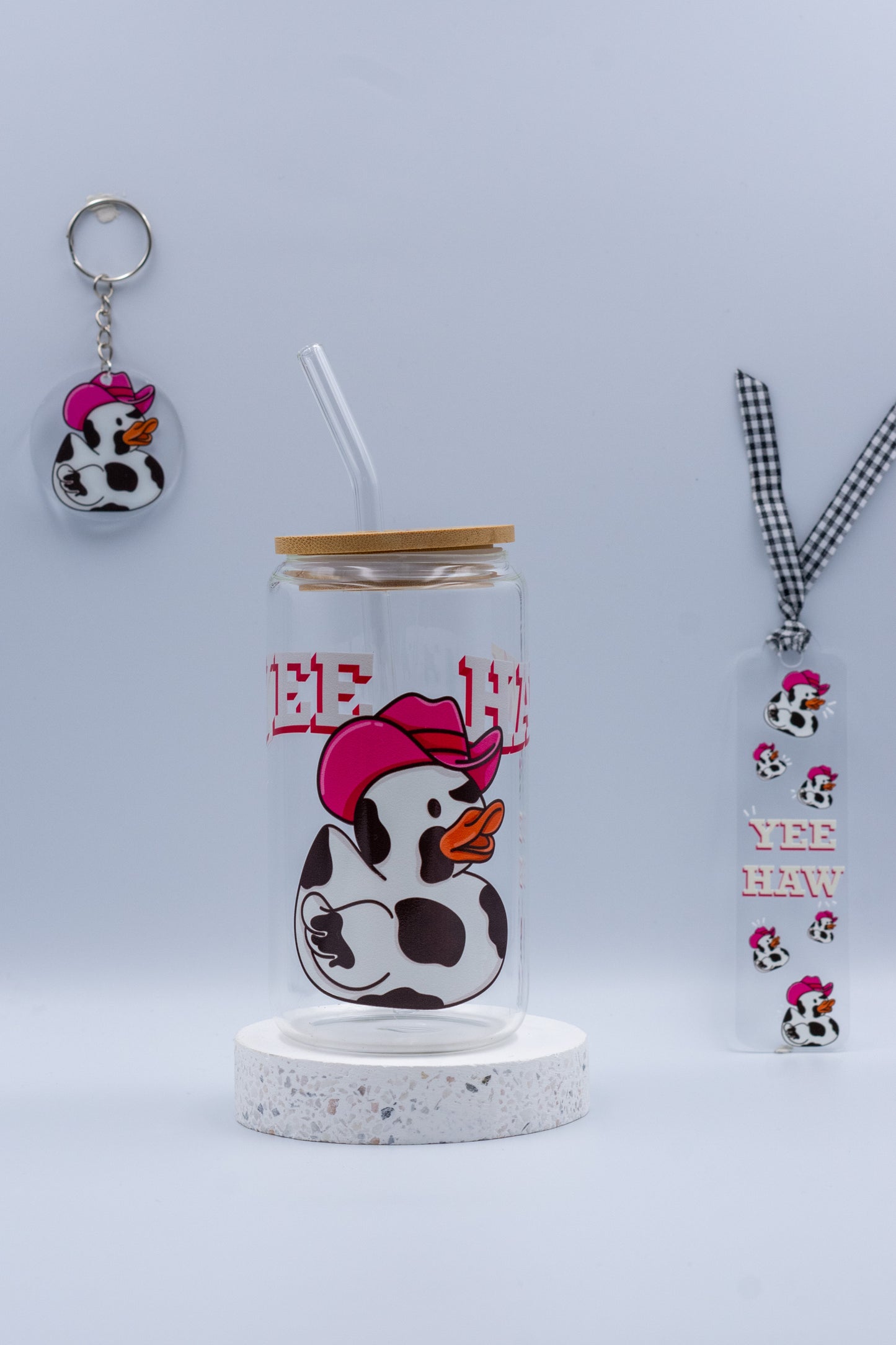 Yee Haw Duckie 500ml Libby Glass