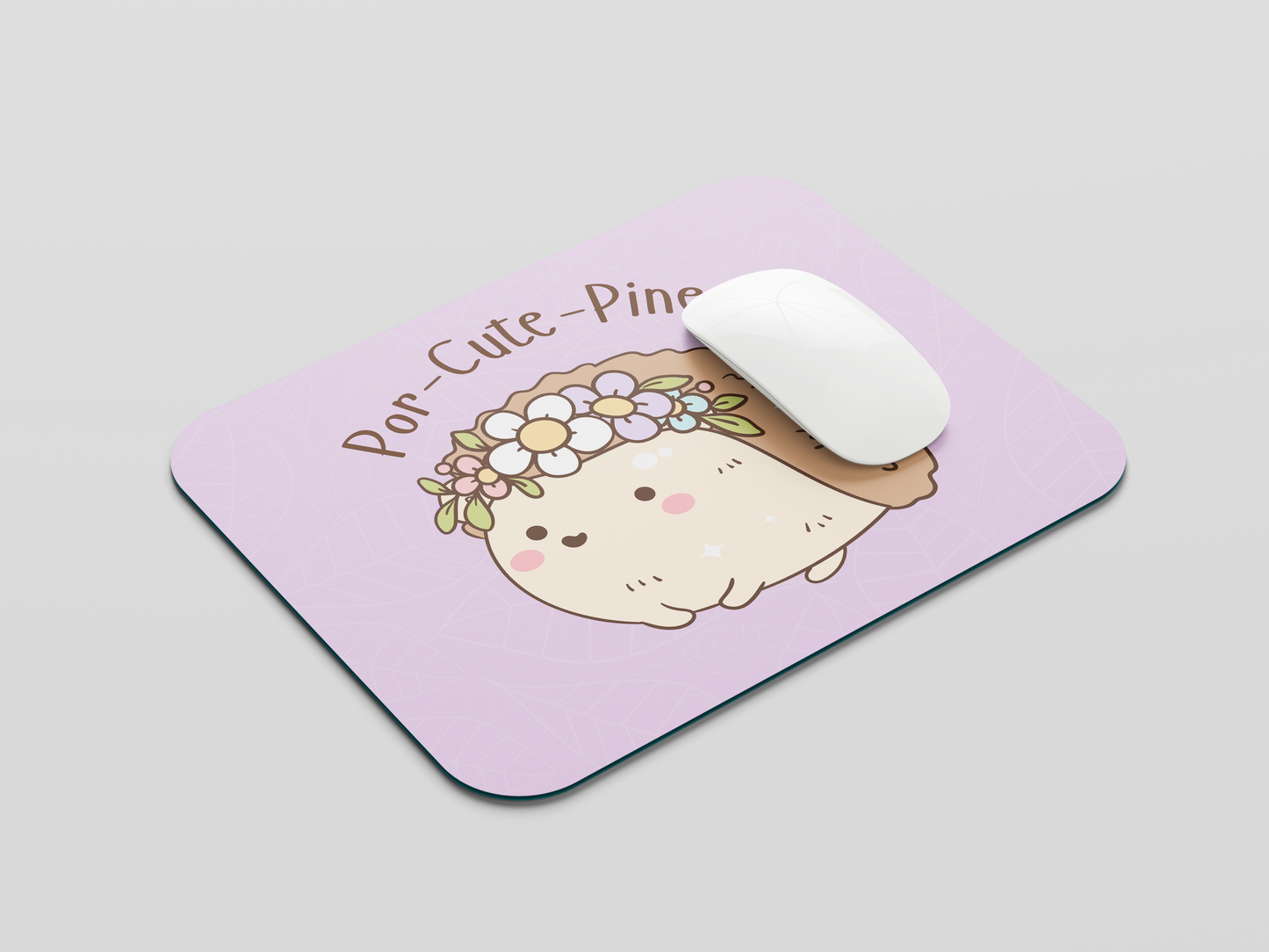 Por-Cute-Pine Mouse Pad