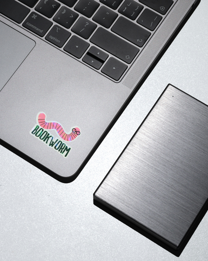 Bookworm Sticker