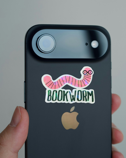 Bookworm Sticker