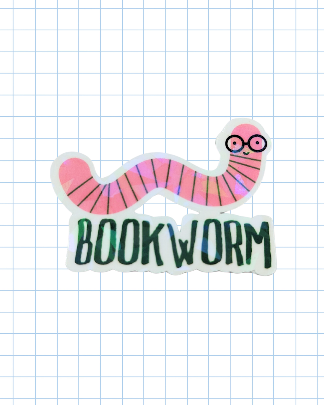 Bookworm Sticker