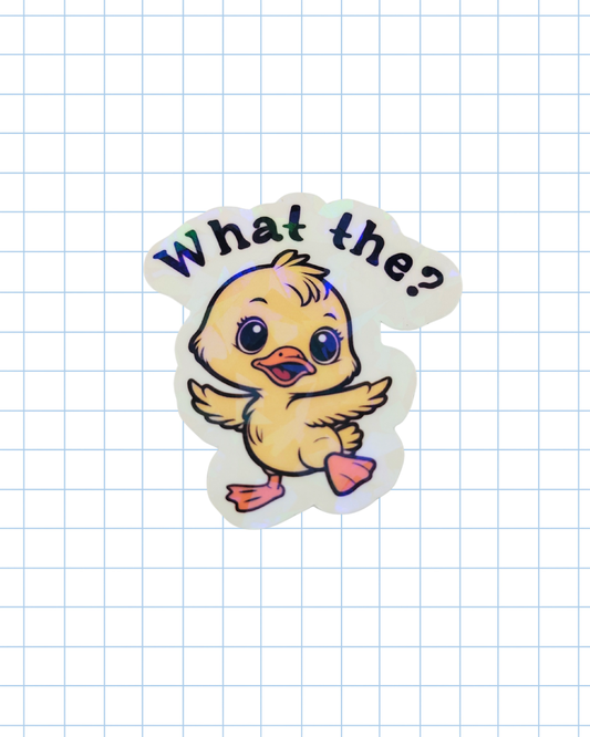 What the duck Sticker