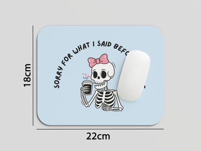 Before Coffee Mouse Pad