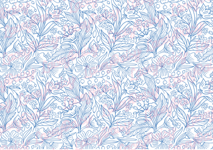 Porcelain Flowers Mouse Pad