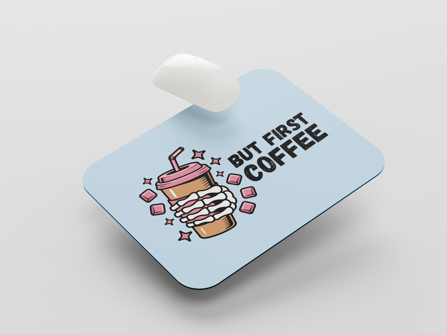 But First Coffee Mouse Pad