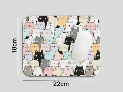 Colourful Cats Mouse Pad