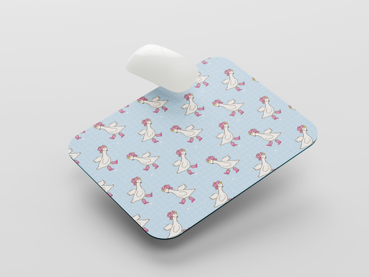 Cowboy Ducks Mouse Pad