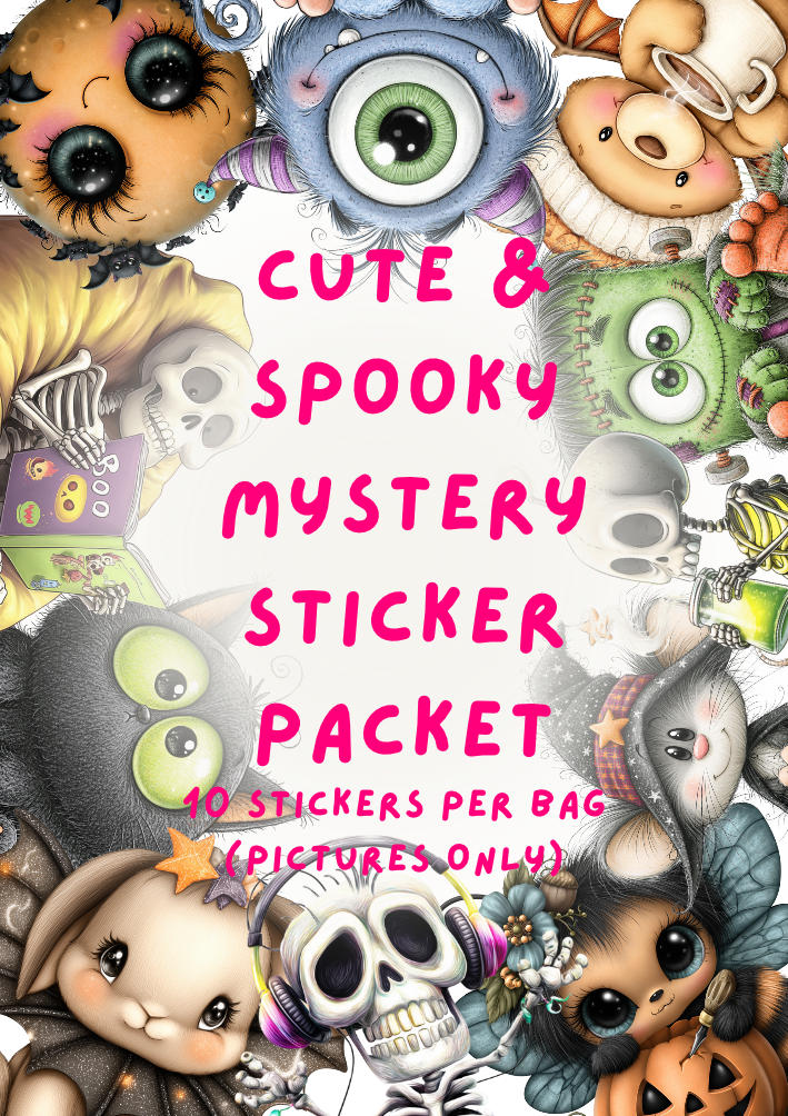 Cute and Spooky Mystery Stickers