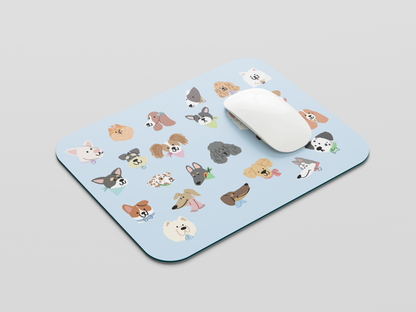 Dog Faces Mouse Pad