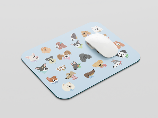 Dog Faces Mouse Pad