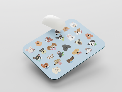Dog Faces Mouse Pad