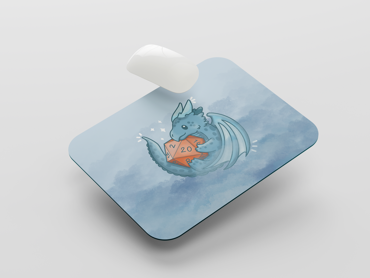 Dice Dragon Mouse Pad
