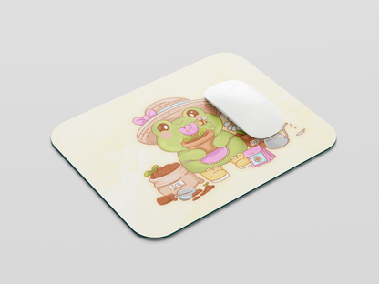 Garden Frog Mouse Pad