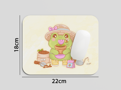 Garden Frog Mouse Pad