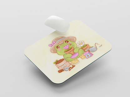 Garden Frog Mouse Pad