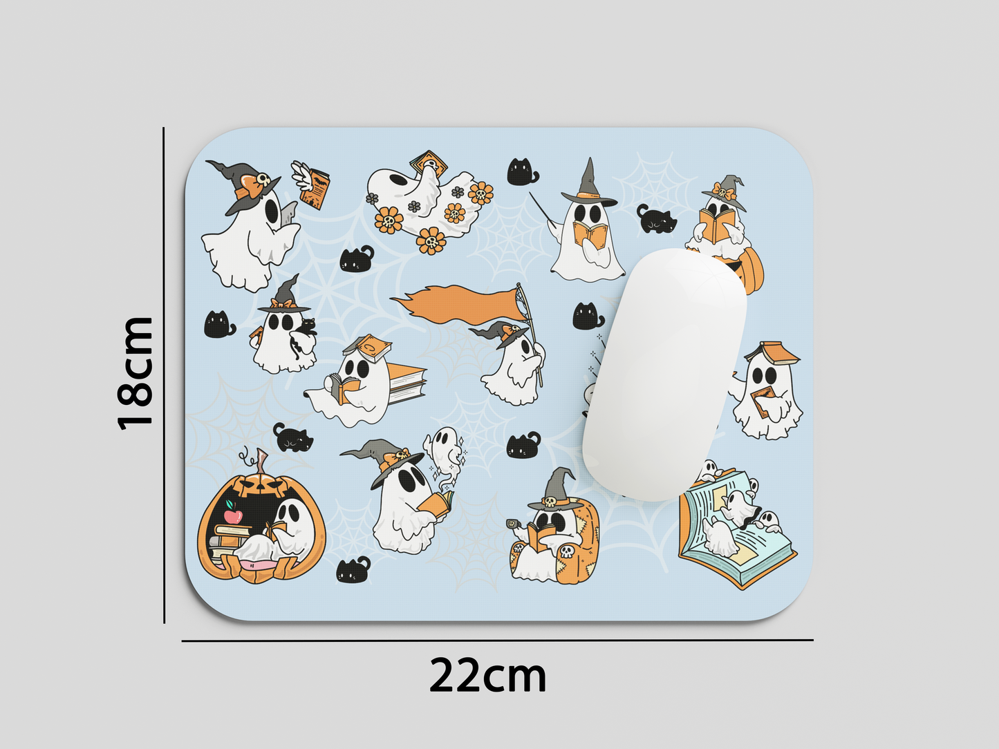 Bookish Ghosts Mouse Pad