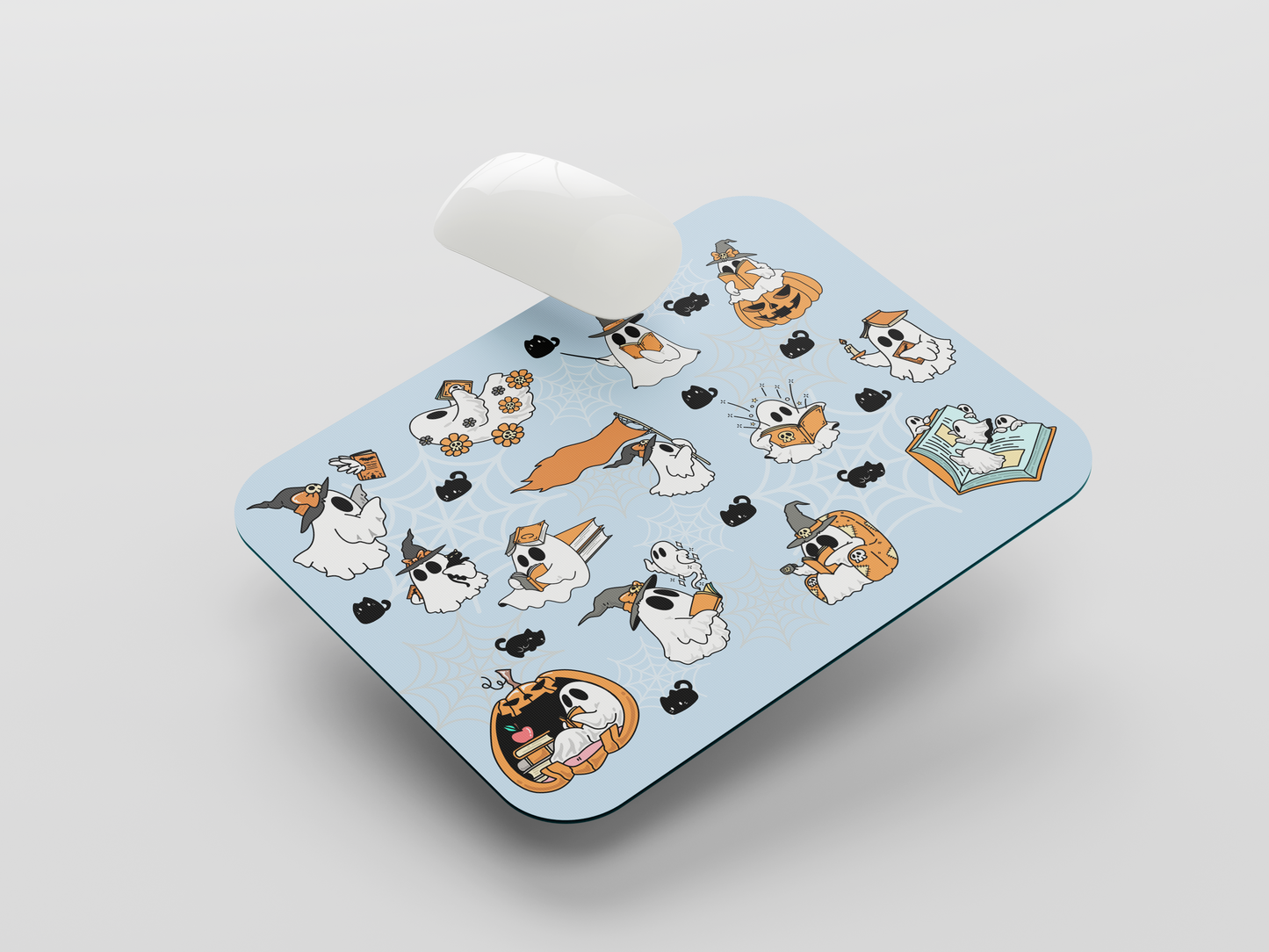 Bookish Ghosts Mouse Pad