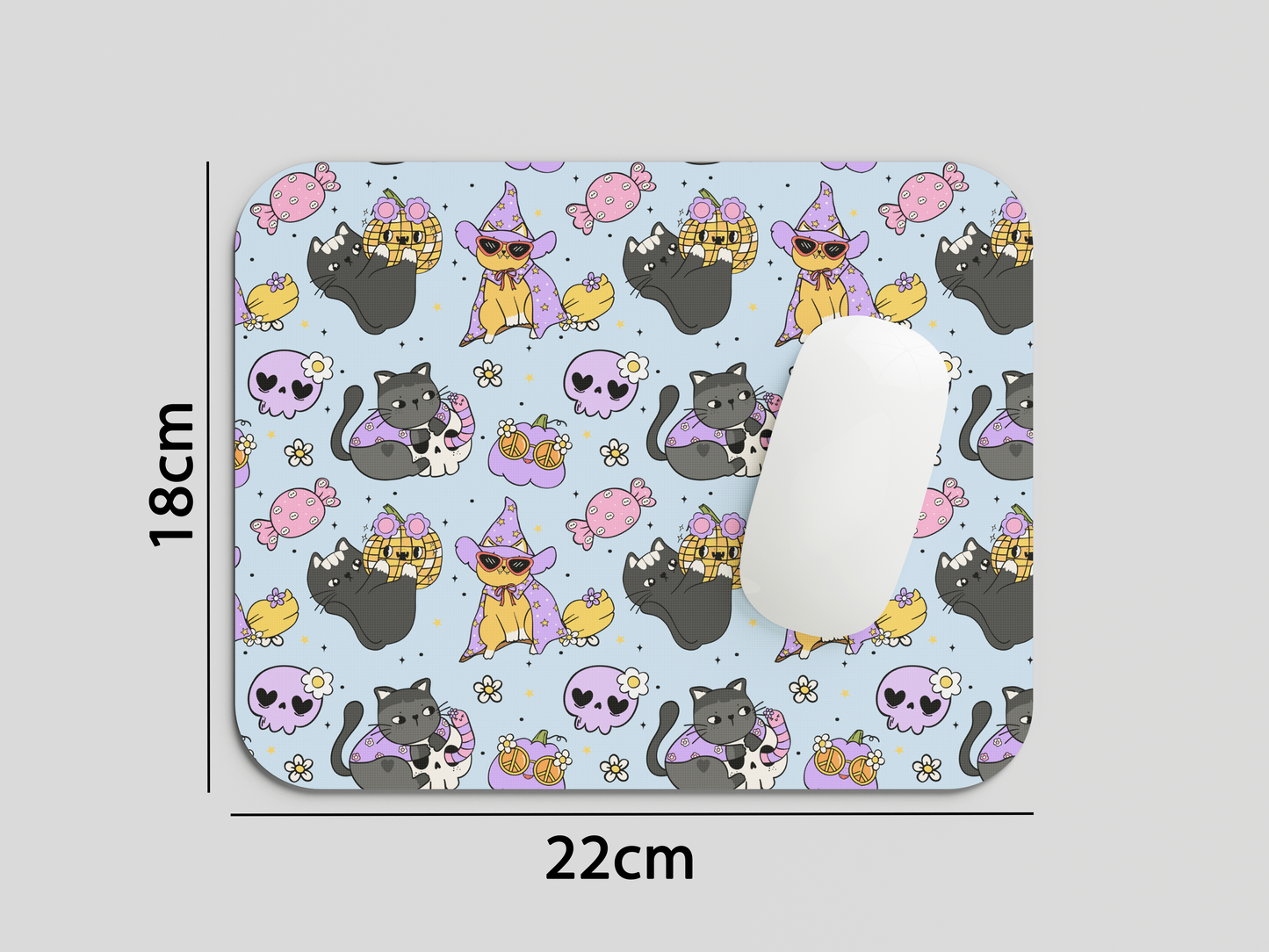 Kitty Witch Mouse Pad