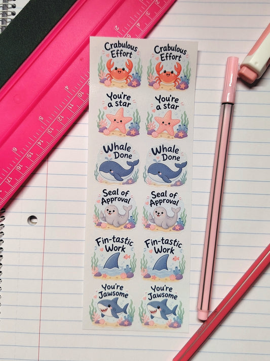 Under the Sea Teacher Stickers