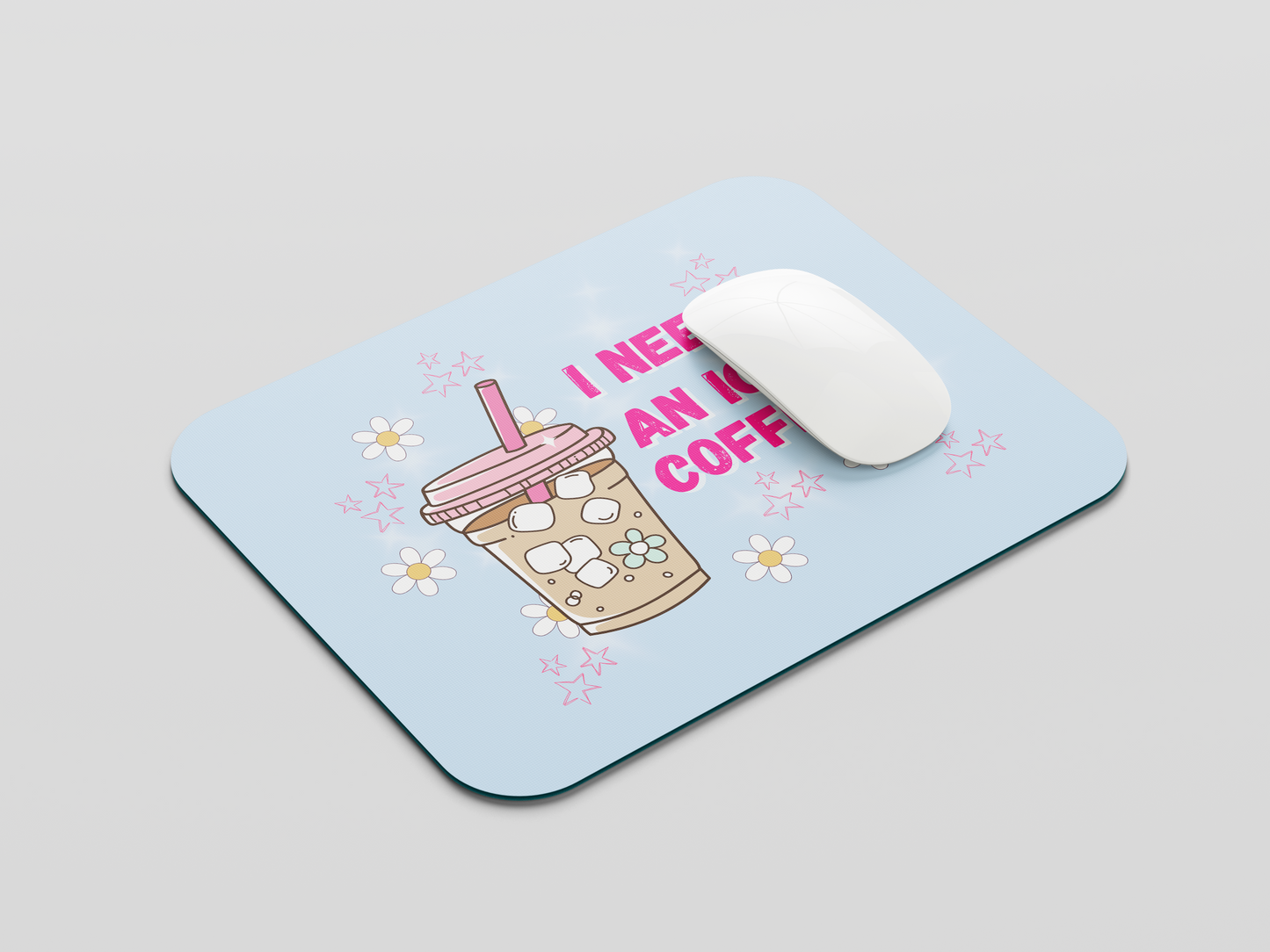 I Need Ice Coffee Mouse Pad