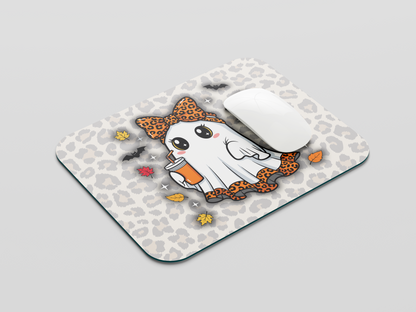 Leopard print and Ghosts Mouse Pad