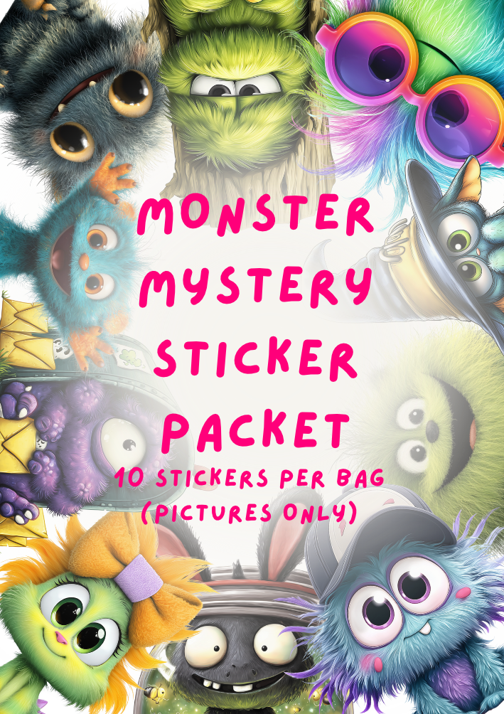 Monster Mystery Stickers