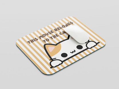 Cat and Mouse Mouse Pad