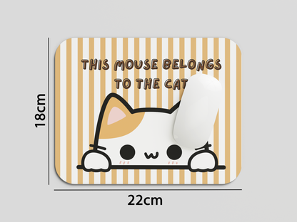 Cat and Mouse Mouse Pad