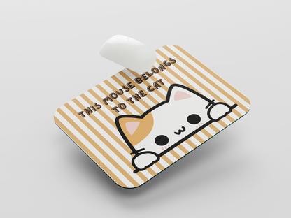 Cat and Mouse Mouse Pad