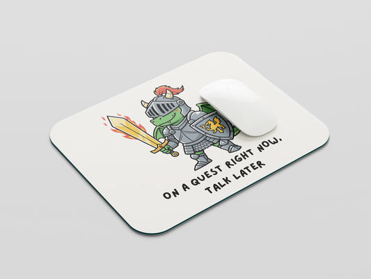 On a Quest Mouse Pad