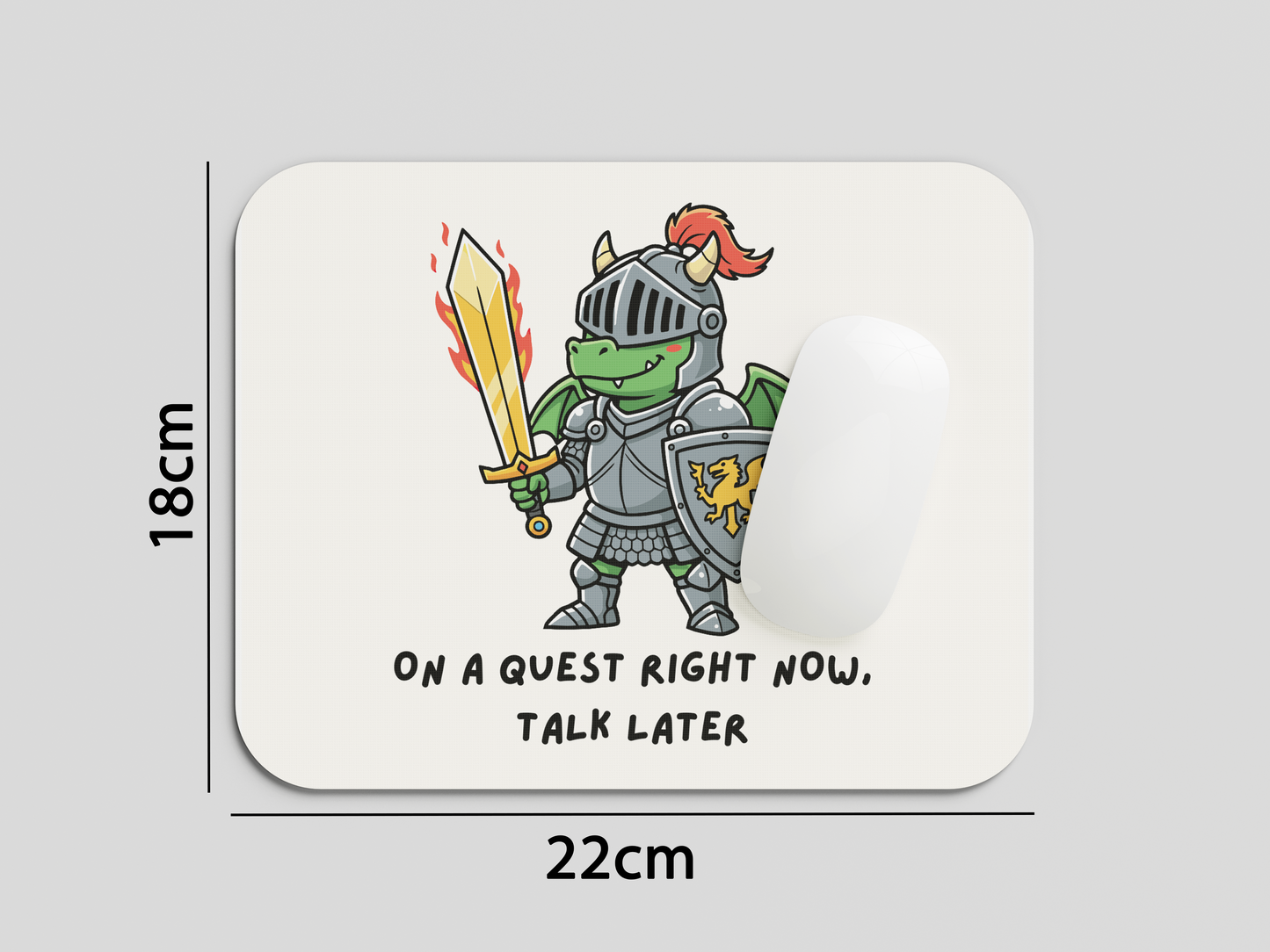 On a Quest Mouse Pad