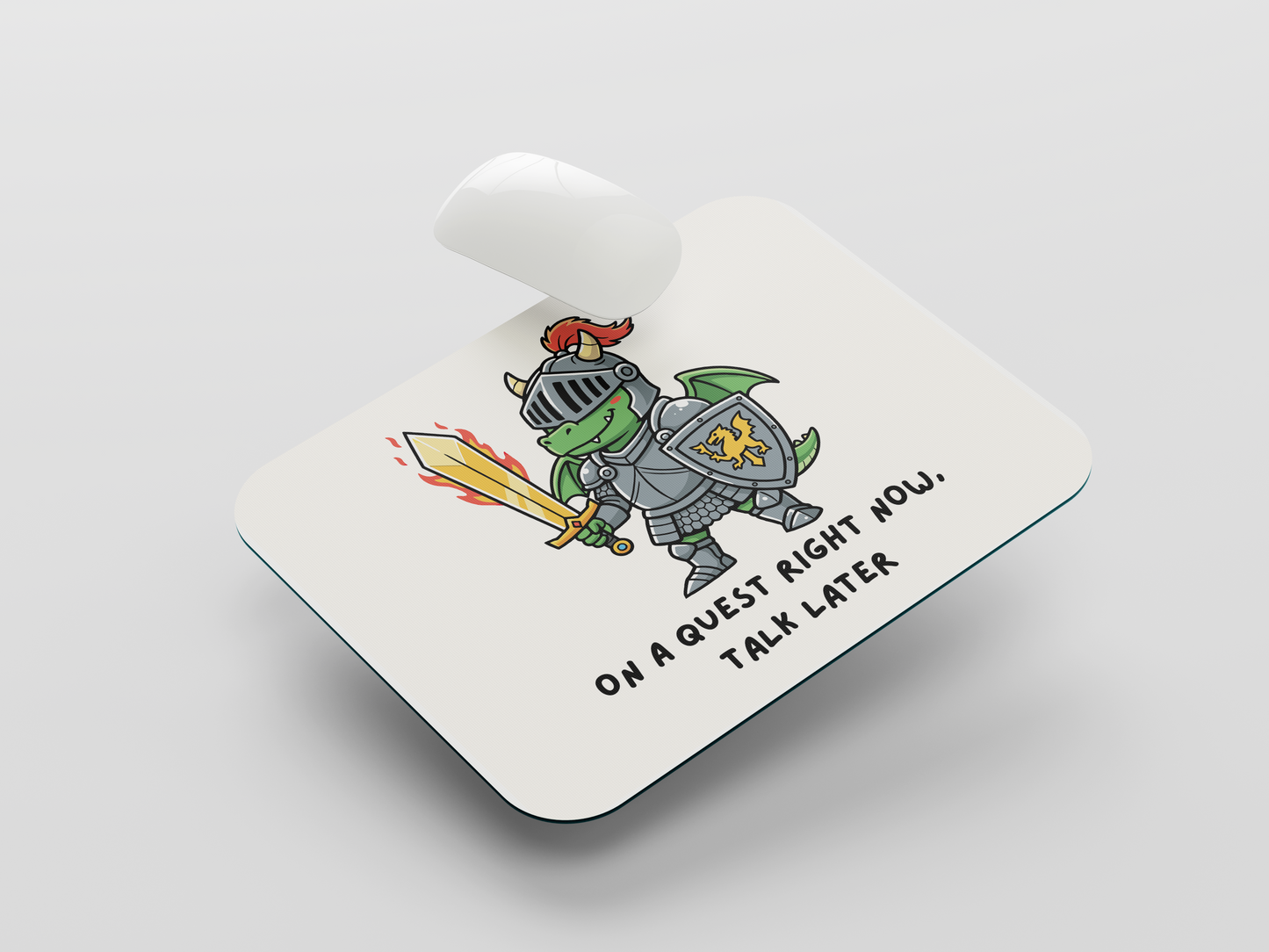 On a Quest Mouse Pad