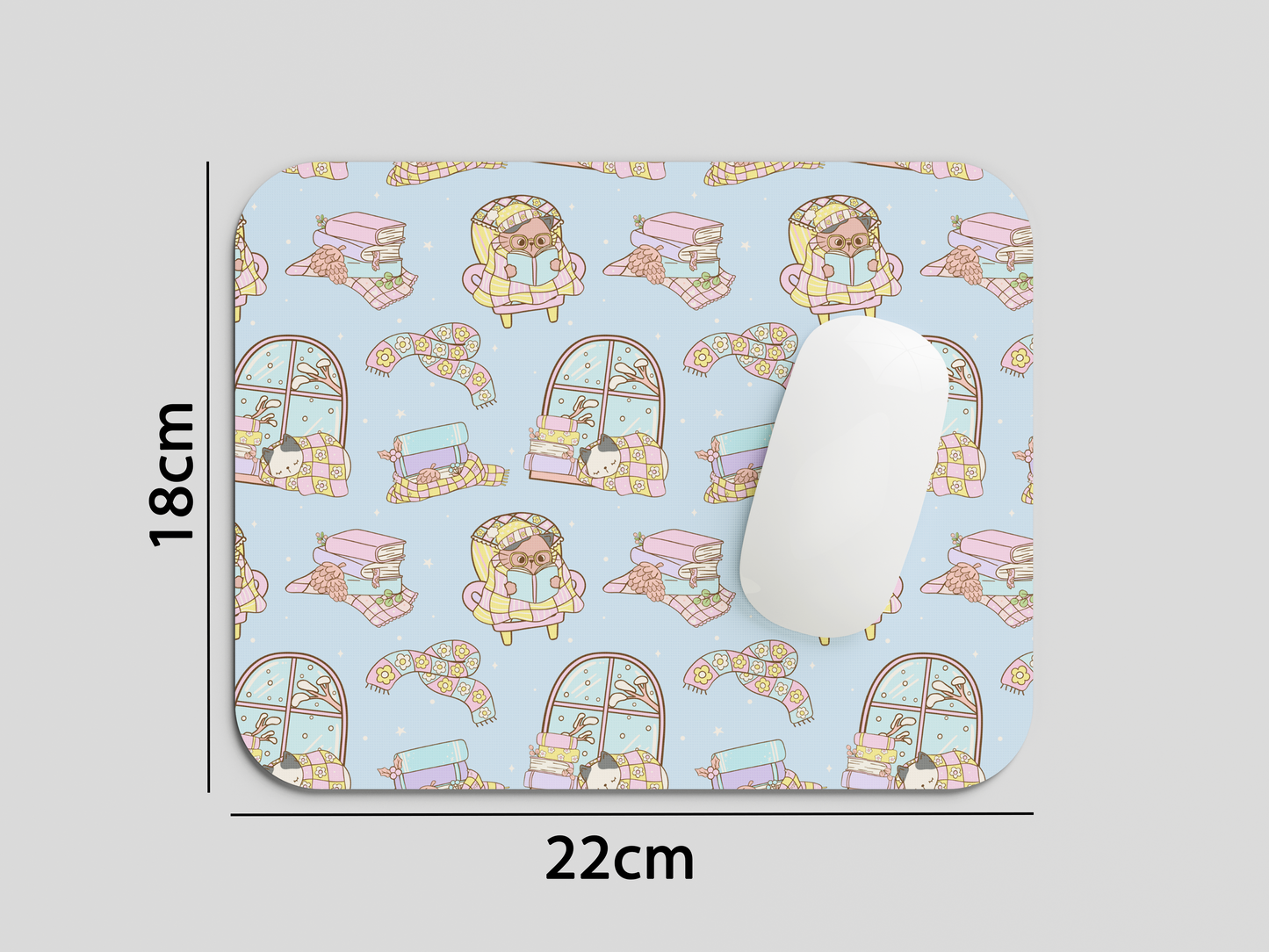 Reading Cats Mouse Pad