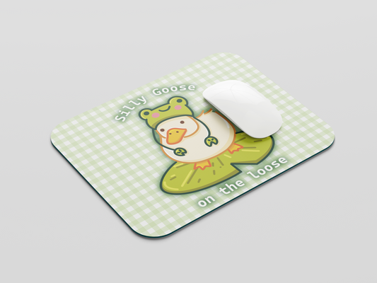 Silly Goose on the Loose Mouse Pad