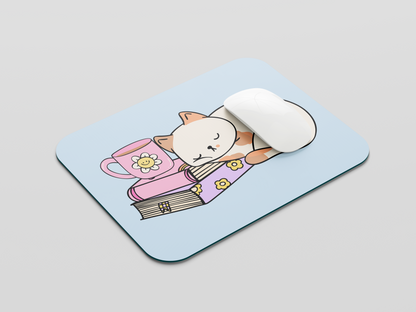 Sleepy Cat Mouse Pad