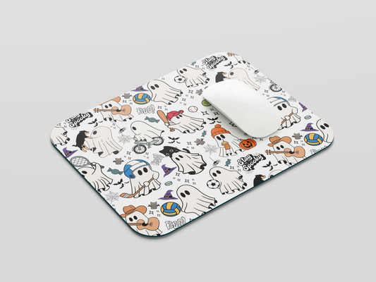 Sporty Ghost Mouse Pad